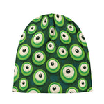 Monster Eyes Pattern Print Beanie