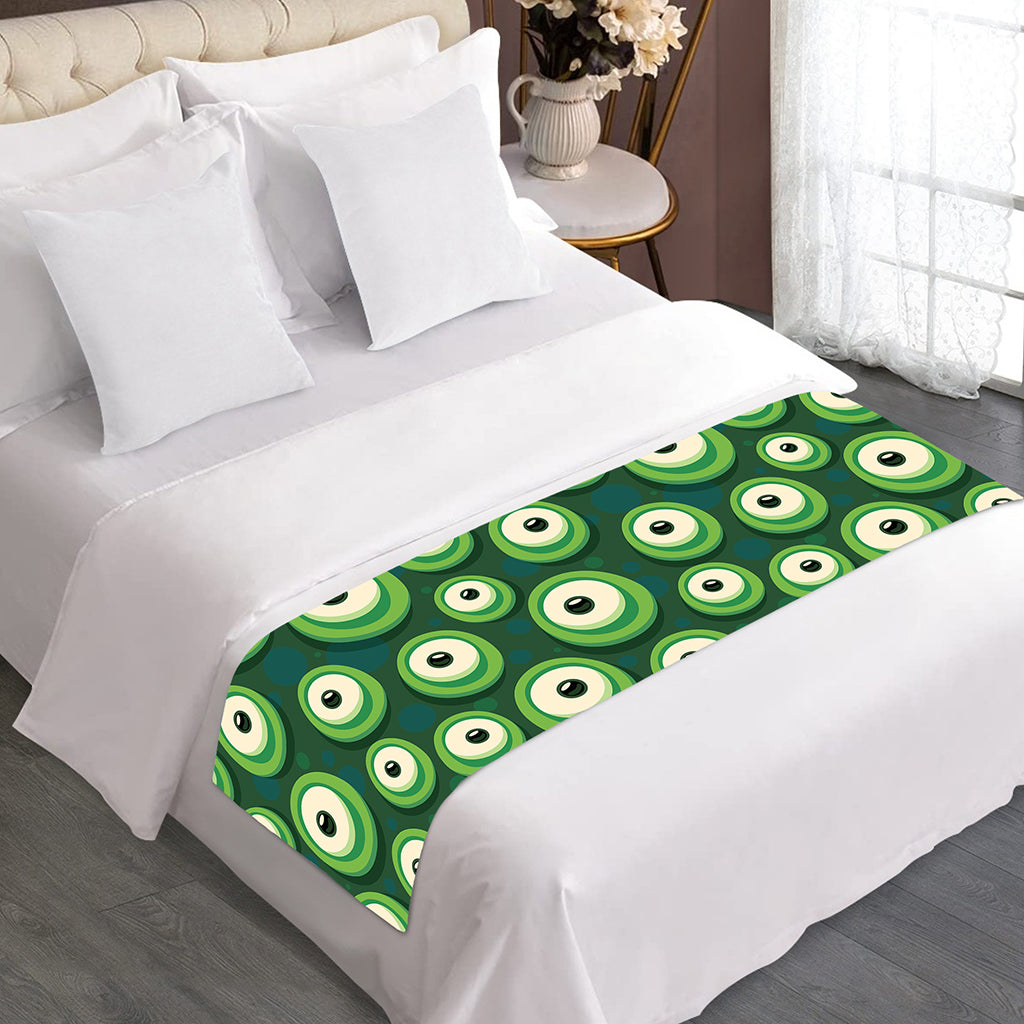 Monster Eyes Pattern Print Bed Runner