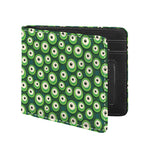Monster Eyes Pattern Print Bifold Wallet