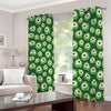 Monster Eyes Pattern Print Blackout Grommet Curtains