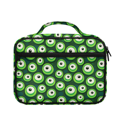 Monster Eyes Pattern Print Briefcase Bible Bag
