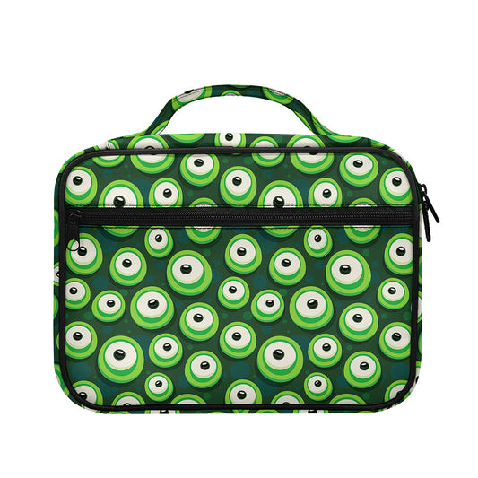 Monster Eyes Pattern Print Briefcase Bible Bag