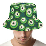 Monster Eyes Pattern Print Bucket Hat