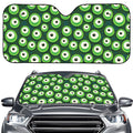 Monster Eyes Pattern Print Car Windshield Sun Shade