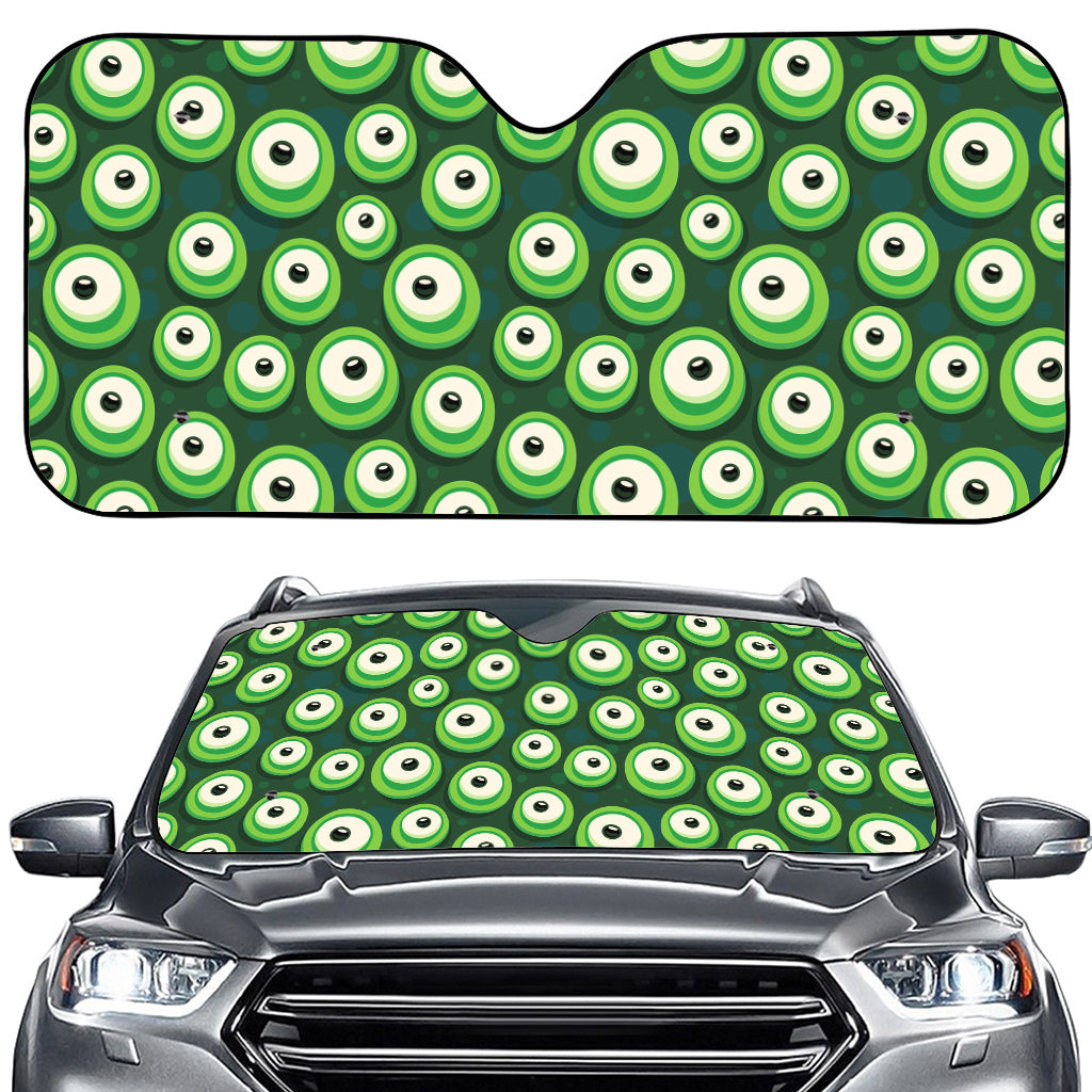 Monster Eyes Pattern Print Car Windshield Sun Shade