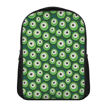 Monster Eyes Pattern Print Casual Backpack