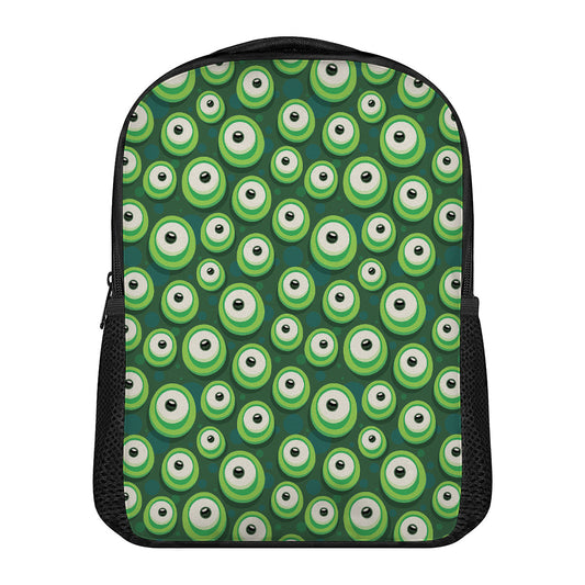 Monster Eyes Pattern Print Casual Backpack