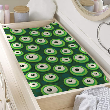 Monster Eyes Pattern Print Changing Pad Cover
