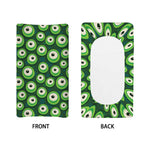 Monster Eyes Pattern Print Changing Pad Cover