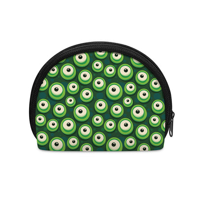 Monster Eyes Pattern Print Coin Purse