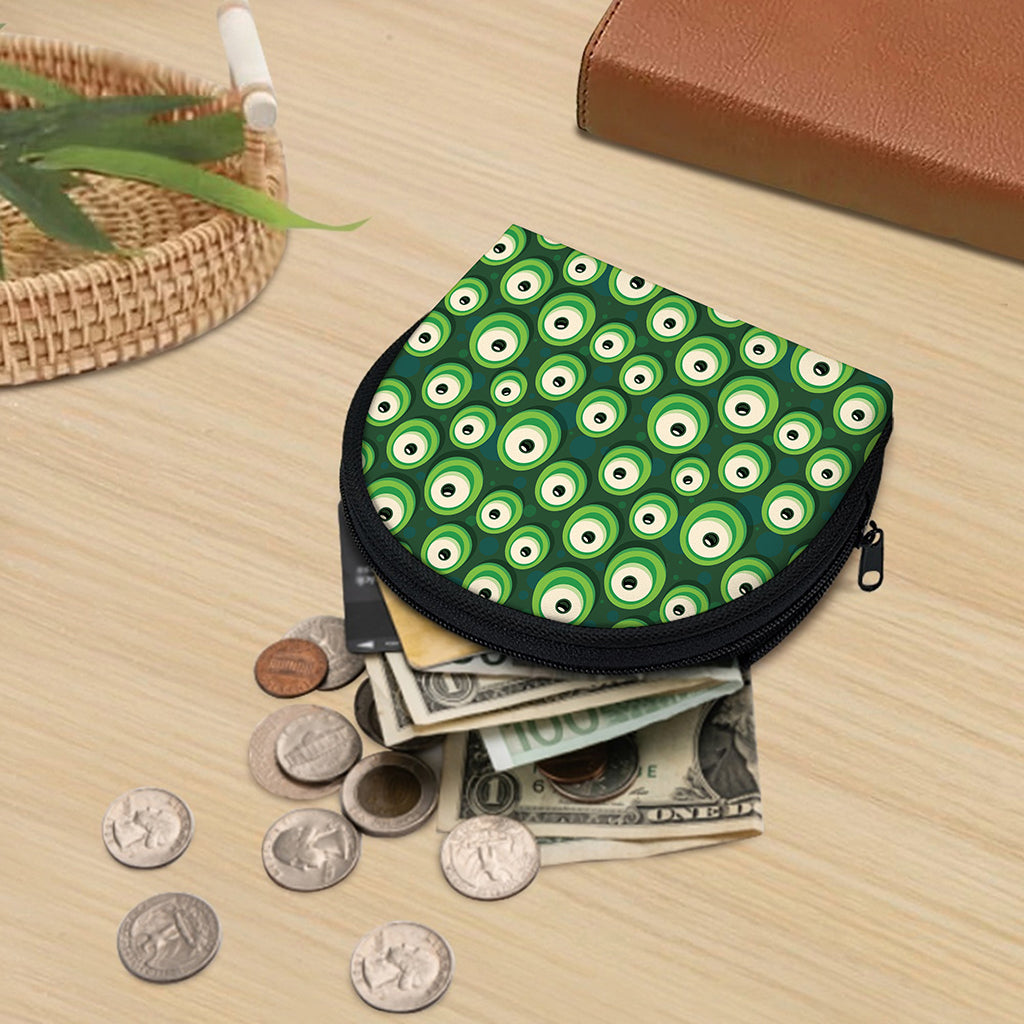 Monster Eyes Pattern Print Coin Purse