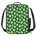 Monster Eyes Pattern Print Crossbody Lunch Bag