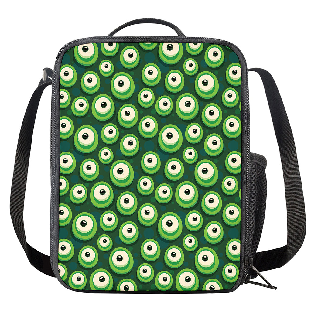 Monster Eyes Pattern Print Crossbody Lunch Bag