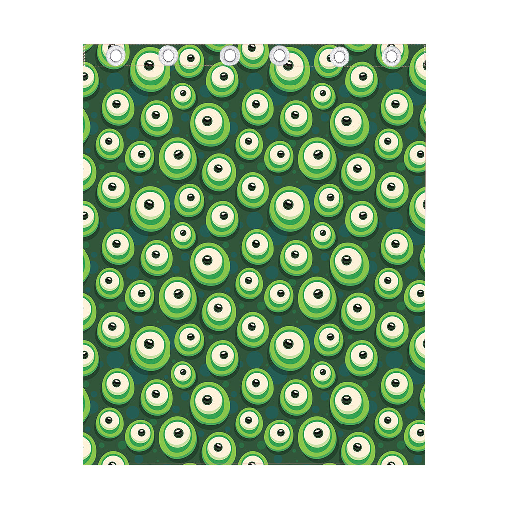Monster Eyes Pattern Print Curtain