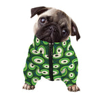 Monster Eyes Pattern Print Dog Zip Up Jacket