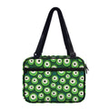 Monster Eyes Pattern Print Double Strap Bible Bag