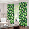 Monster Eyes Pattern Print Extra Wide Grommet Curtains