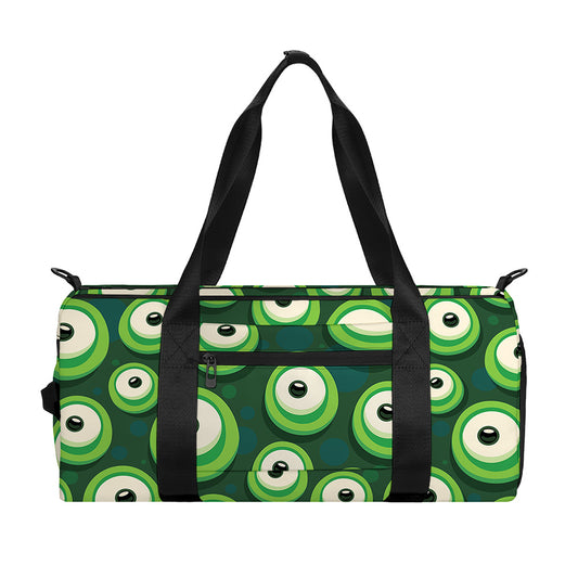 Monster Eyes Pattern Print Gym Bag
