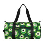 Monster Eyes Pattern Print Gym Bag