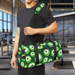 Monster Eyes Pattern Print Gym Bag