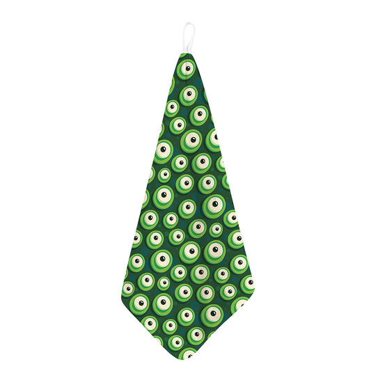 Monster Eyes Pattern Print Hand Towel