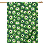 Monster Eyes Pattern Print House Flag