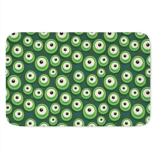 Monster Eyes Pattern Print Indoor Door Mat
