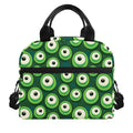 Monster Eyes Pattern Print Insulated Lunch Bag