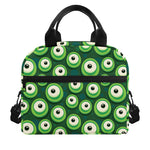 Monster Eyes Pattern Print Insulated Lunch Bag