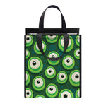 Monster Eyes Pattern Print Insulated Lunch Tote
