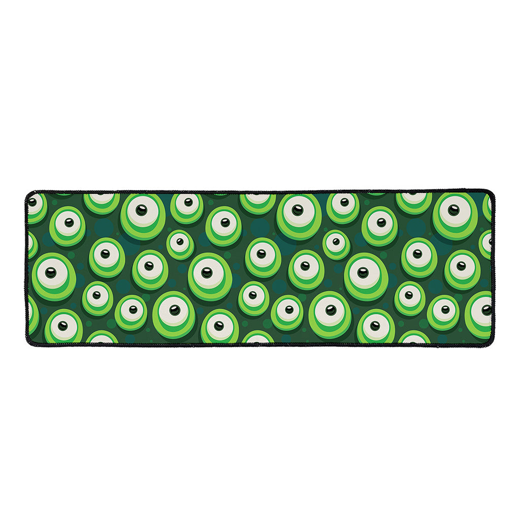 Monster Eyes Pattern Print Long Kitchen Mat