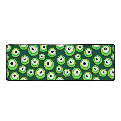 Monster Eyes Pattern Print Long Kitchen Mat