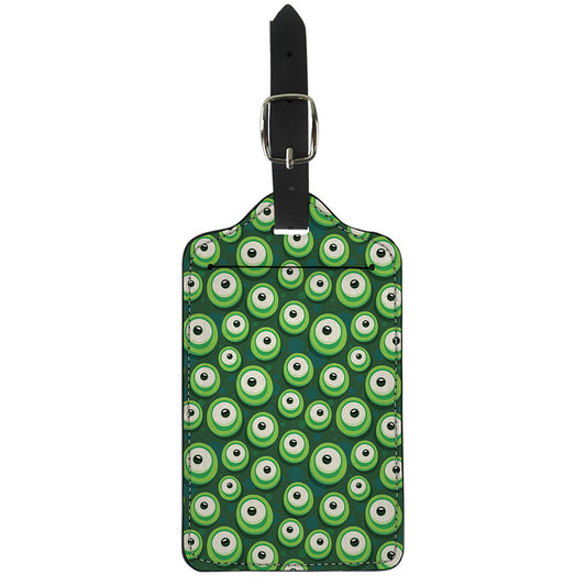 Monster Eyes Pattern Print Luggage Tag