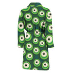 Monster Eyes Pattern Print Men's Bathrobe