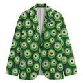 Monster Eyes Pattern Print Men's Blazer