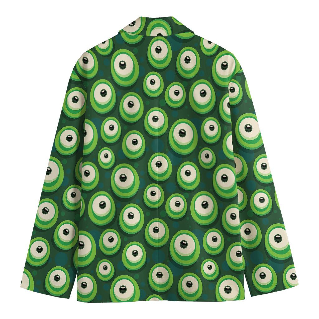 Monster Eyes Pattern Print Men's Blazer