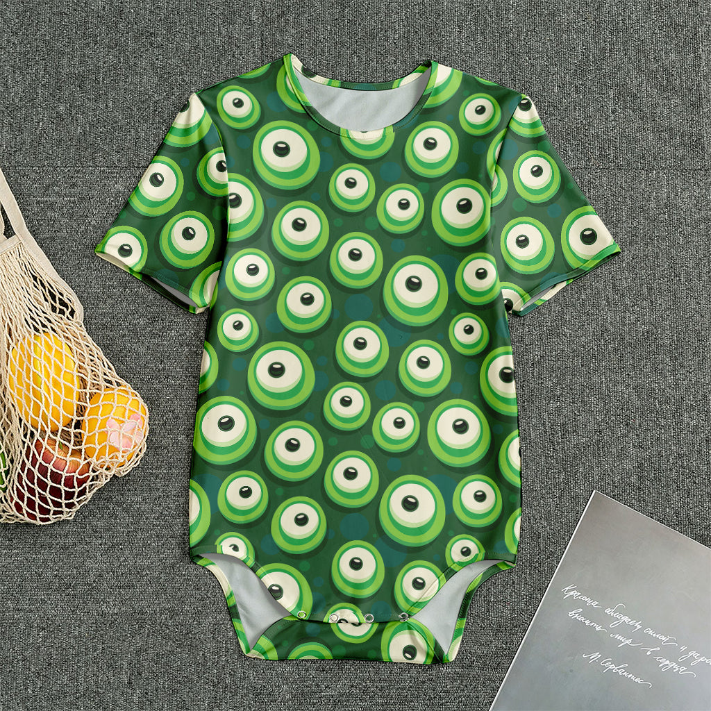 Monster Eyes Pattern Print Men's Bodysuit