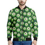 Monster Eyes Pattern Print Men's Bomber Jacket