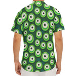 Monster Eyes Pattern Print Men's Deep V-Neck Shirt
