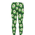 Monster Eyes Pattern Print Men's Leggings