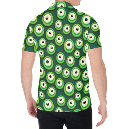 Monster Eyes Pattern Print Men's Shirt