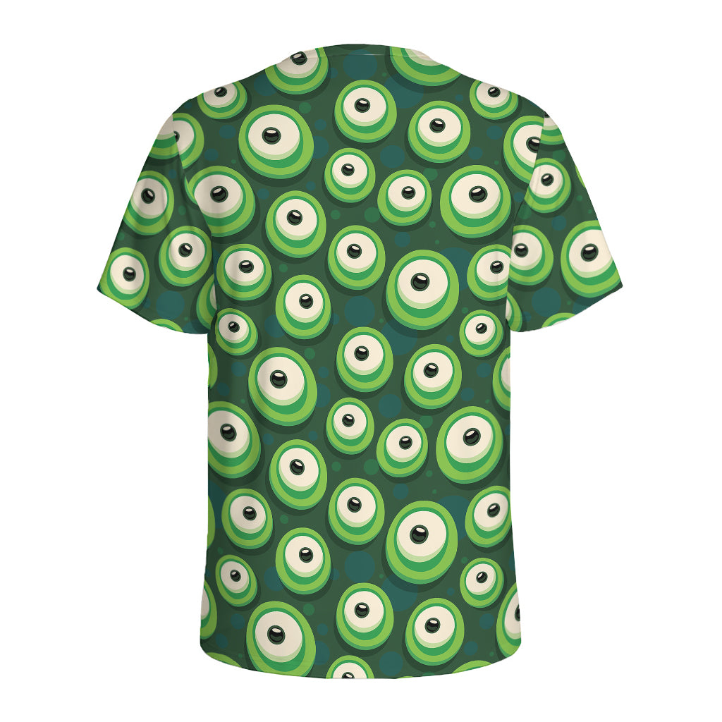 Monster Eyes Pattern Print Men's Sports T-Shirt