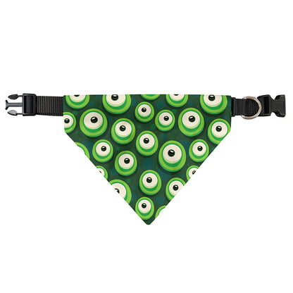 Monster Eyes Pattern Print Over The Collar Dog Bandana