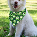 Monster Eyes Pattern Print Over The Collar Dog Bandana