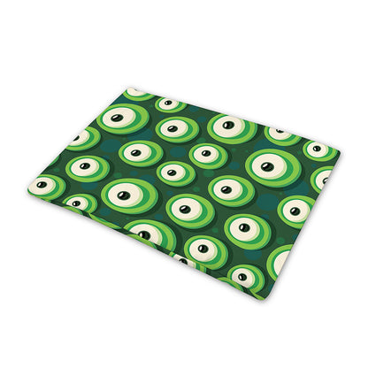 Monster Eyes Pattern Print Pet Cooling Mat Cover