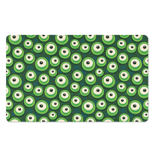 Monster Eyes Pattern Print Polyester Doormat
