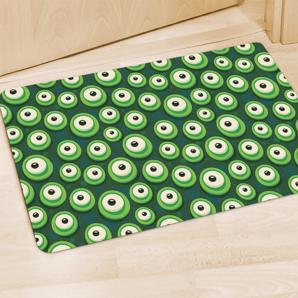 Monster Eyes Pattern Print Polyester Doormat
