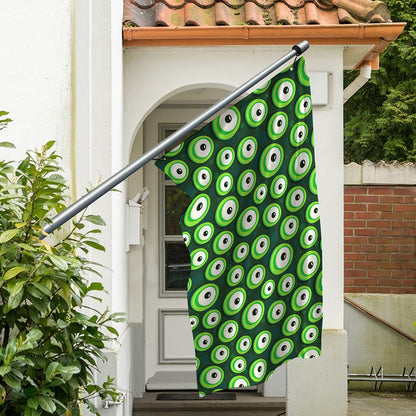 Monster Eyes Pattern Print Polyester Flag