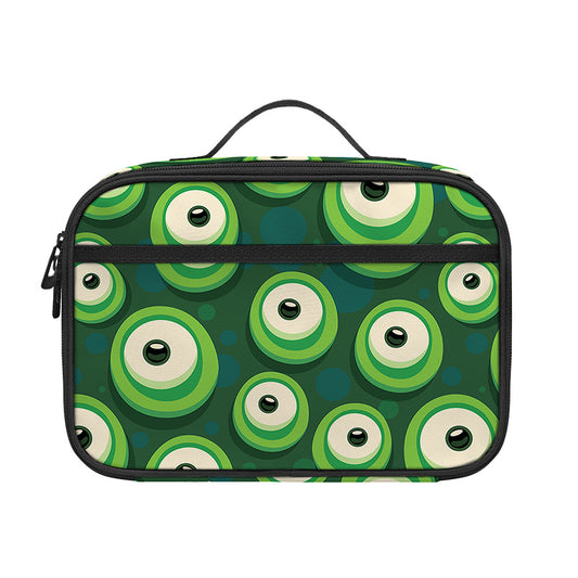 Monster Eyes Pattern Print Portable Lunch Bag