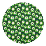 Monster Eyes Pattern Print Round Blanket